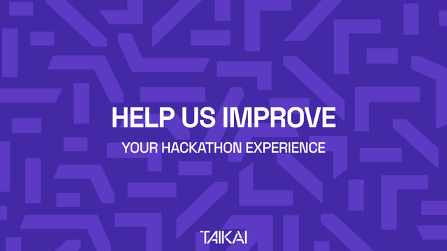 Help us improve your hackathon experience!