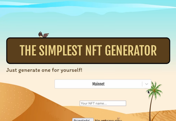 The Simplest NFT Generator