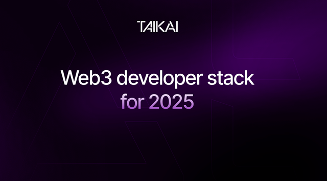 The new web3 developer stack for 2025