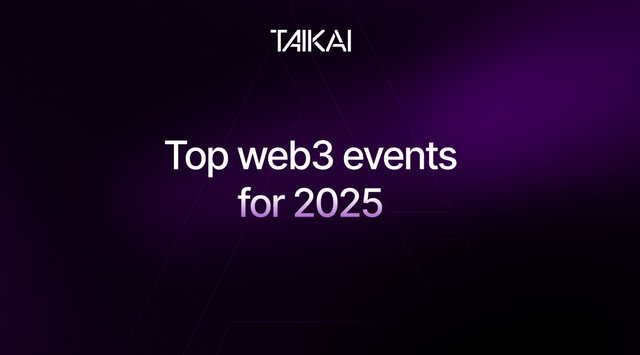 The top web3 events for 2025