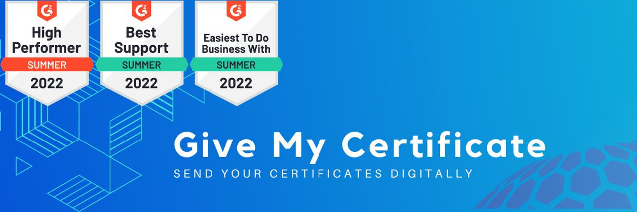 Give My Certificate