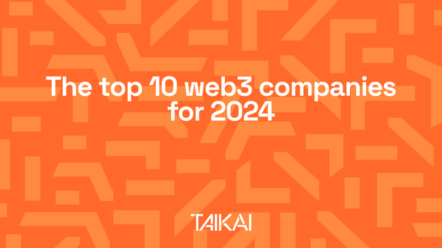 The top 10 web3 companies for 2024