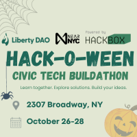 Hack-o-ween: Civic Tech Buildathon