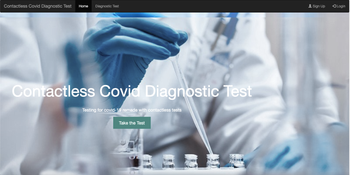 Contactless Covid Diagnostic Test With Chatbot