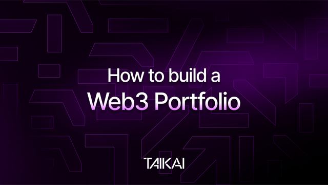 Cómo construir un portafolio web3