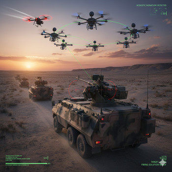 Acoustic-Kinetic Anti-Drone Defense System