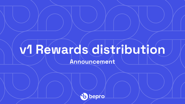 v1 Rewards distribution announcement - TAIKAI