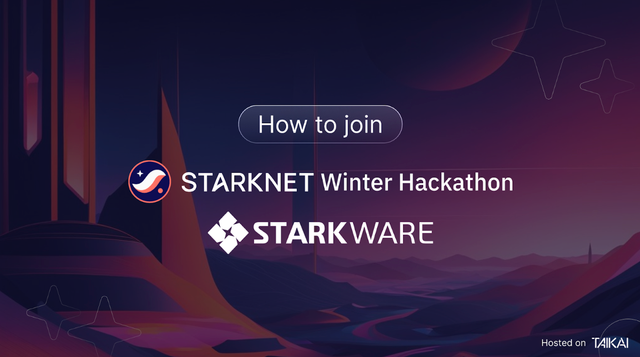 How to join the Starknet Winter Hackathon