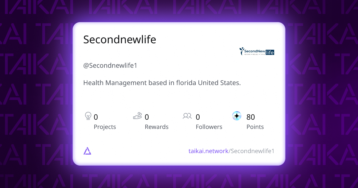 Secondnewlife - Overview @ TAIKAI