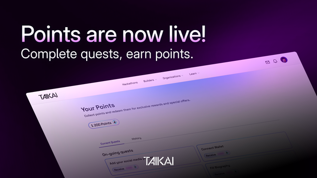  Introducing Points: complete quests, earn points, and get rewards!