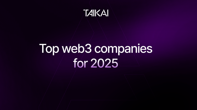 The top 10 web3 companies for 2025